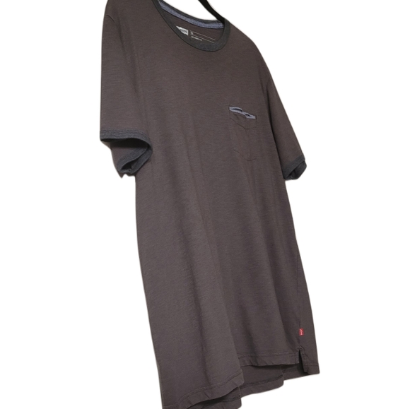 Levi's T-Shirt Men's Size 2XL Heather Brown - Picture 3 of 6